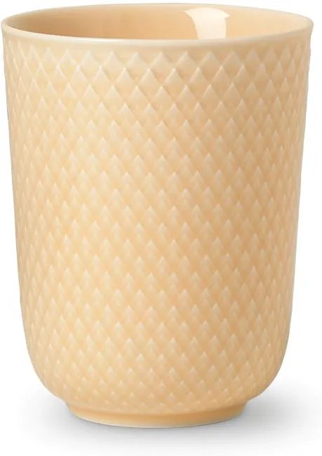LYNGBY Porcelánový latte cup Rhombe Sand - 330 ml