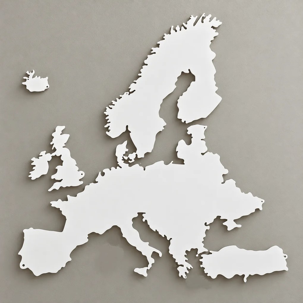 Mapa Europy na stenu 130 cm