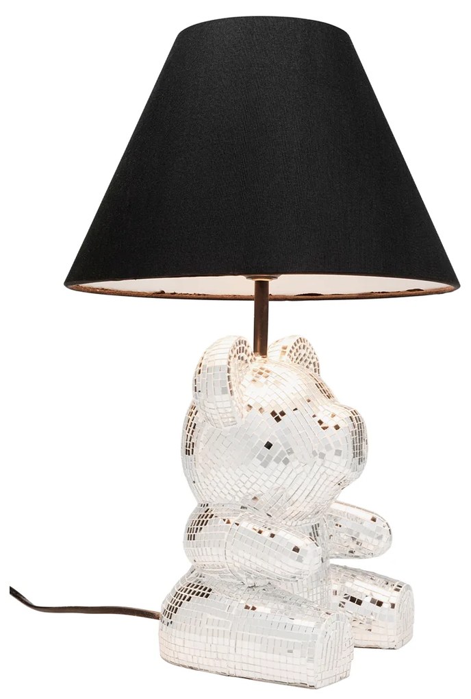 Bear Disco stolová lampa čierna 40 cm