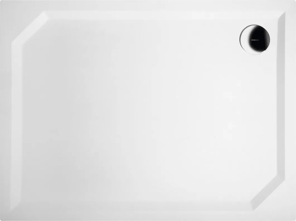 GELCO - SARA sprchová vanička z litého mramoru, obdélník 100x75x3,5 cm, hladká (HS10075)