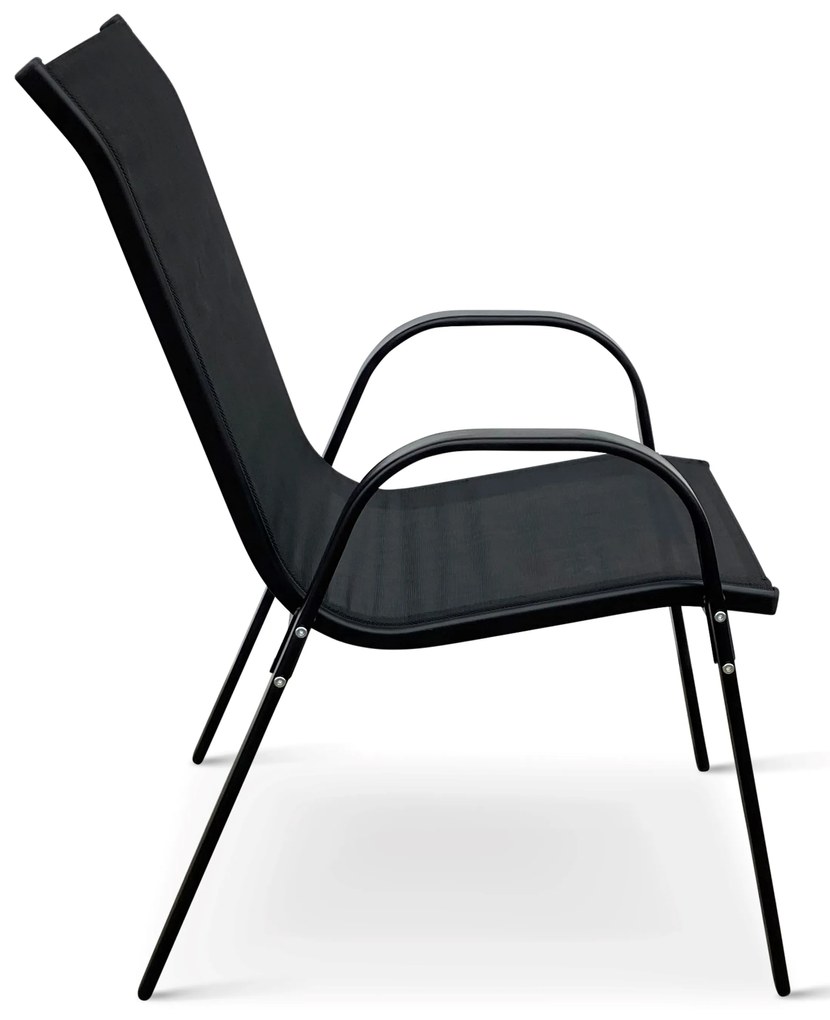 Záhradný jedálenský set Viking XL 190cm+ 6x kovová stolička Ramada