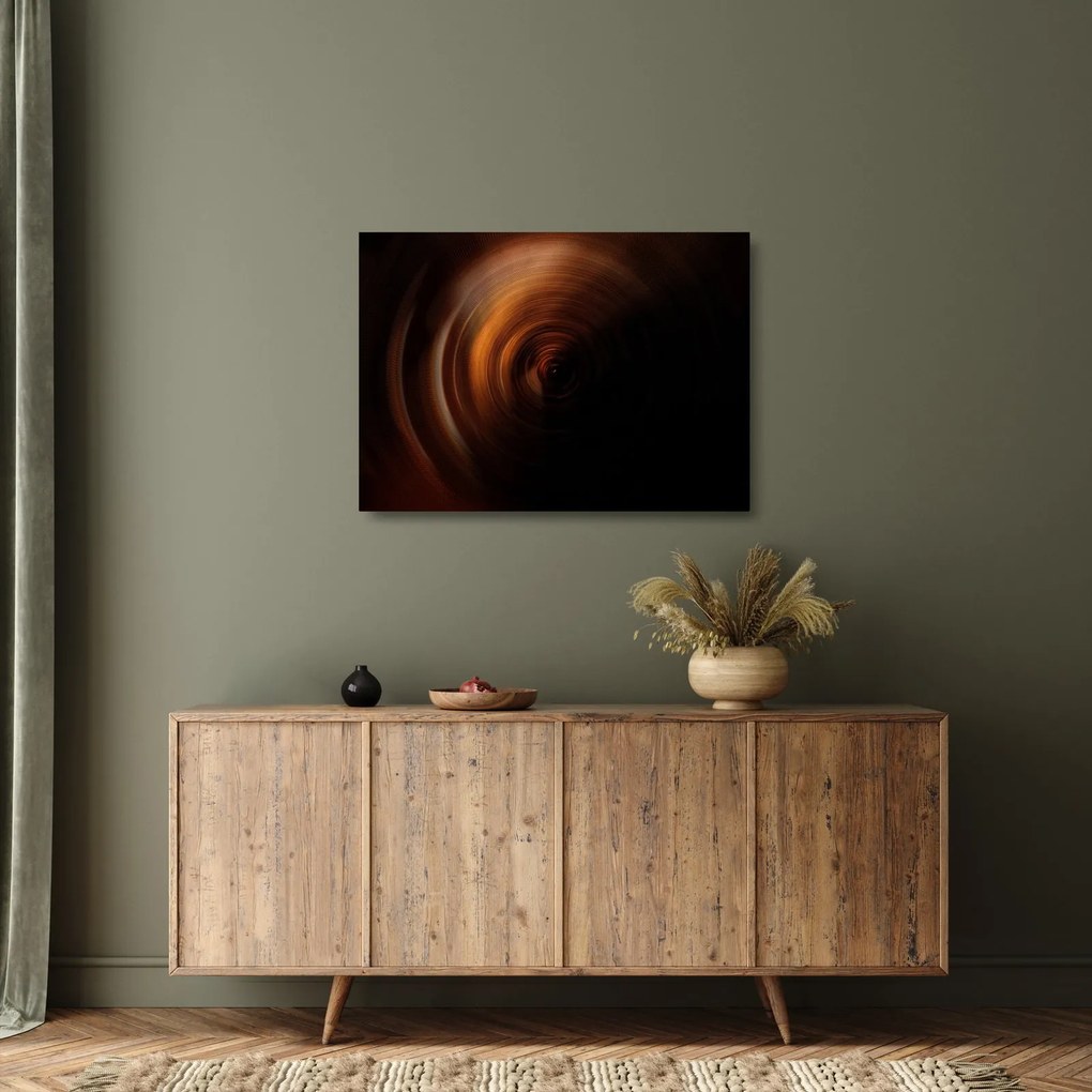 Sklenený obraz - Špirála (70x50 cm)