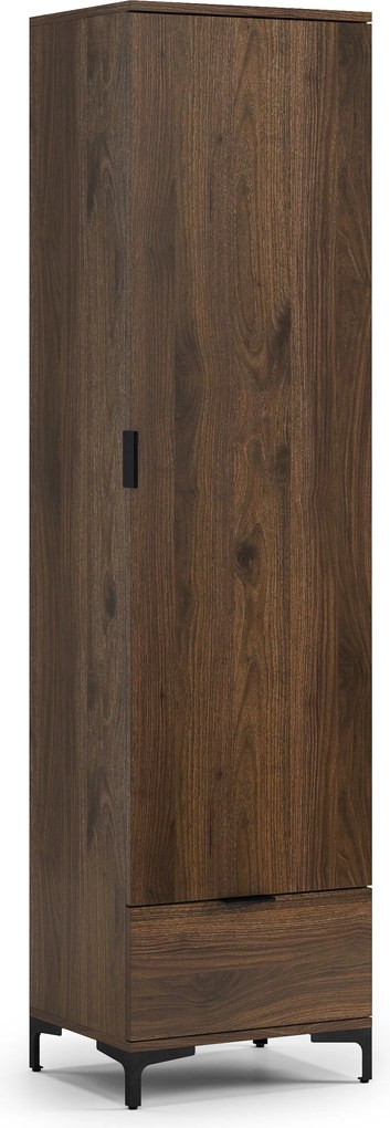 Skriňa LANA 06 Elegantný orech - 1-DVEROVÁ SKRIŇA SO ZÁSUVKOU