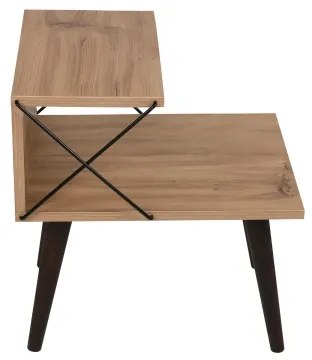 Nočný stolík CROSS 55x50 cm hnedá