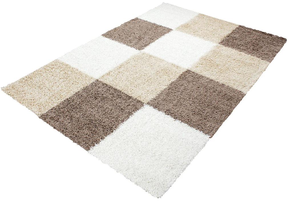 Ayyildiz koberce Kusový koberec Life Shaggy 1501 mocca - 80x250 cm