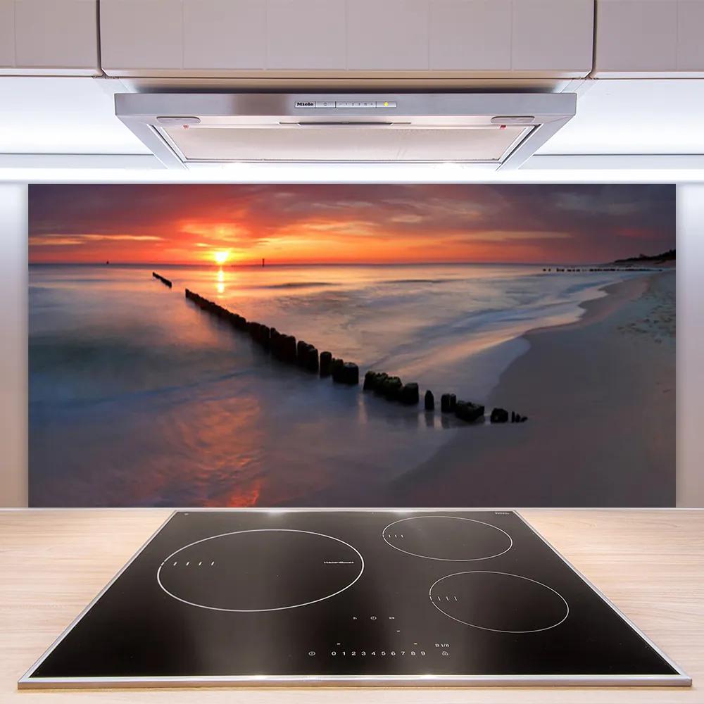 Nástenný panel  Pláž more príroda 125x50 cm
