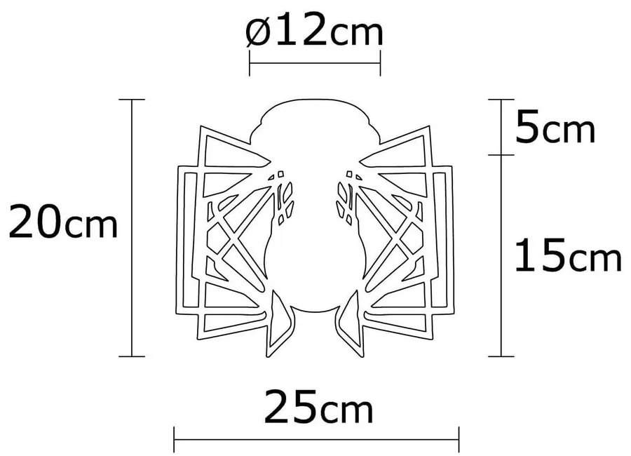 Čierne stropné svietidlo s kovovým tienidlom ø 26 cm Nemrut – Opviq lights