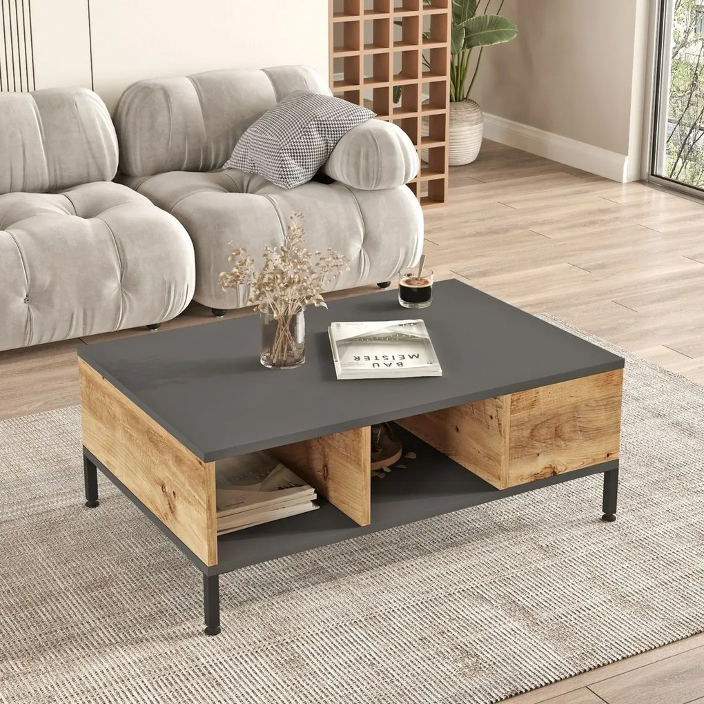 Role Anthracite a Atlantic Pine konferenčný stolík