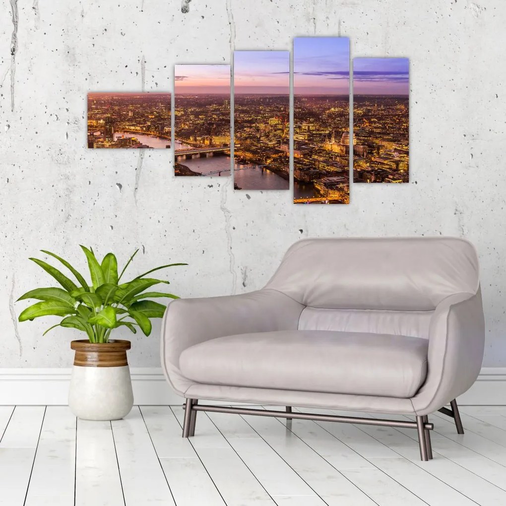 Obraz mesta na stenu