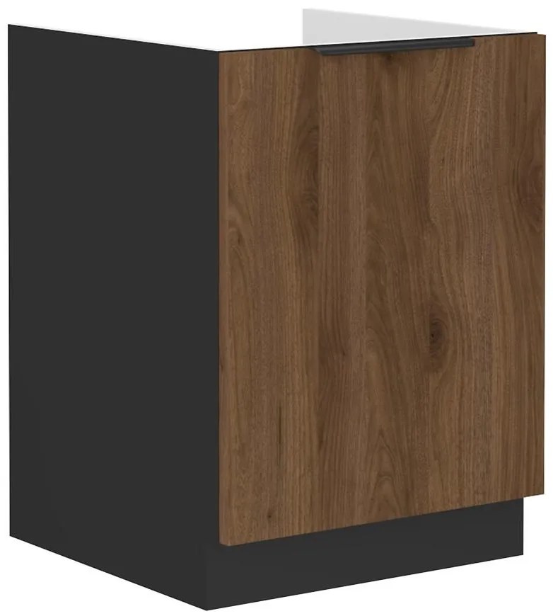 Kuchynská skrinka Monza orech okapi 50zl 1f bb