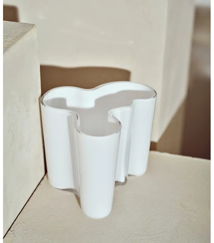 Váza Alvar Aalto 160mm, biela
