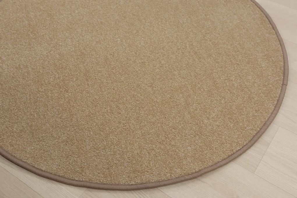 Vopi koberce Kusový koberec Eton béžový 70 kruh - 67x67 (priemer) kruh cm