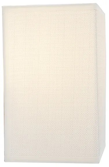 Moderná nástenná lampa juta biela - Vete