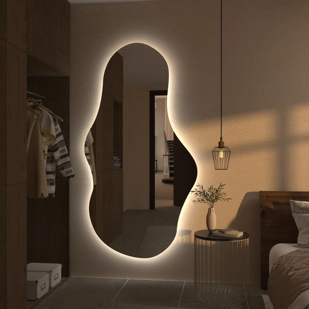 Atypické zrkadlo s LED osvetlením G1