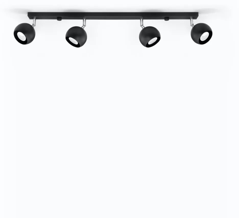 Sollux Stropné svietidlo OCULARE 4L black SL_0447