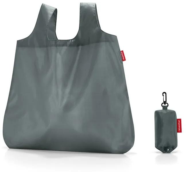 Skladacia taška Mini Maxi Shopper basalt, Reisenthel, vodeodolný polyester, 45x53,5x7 cm, AO7043