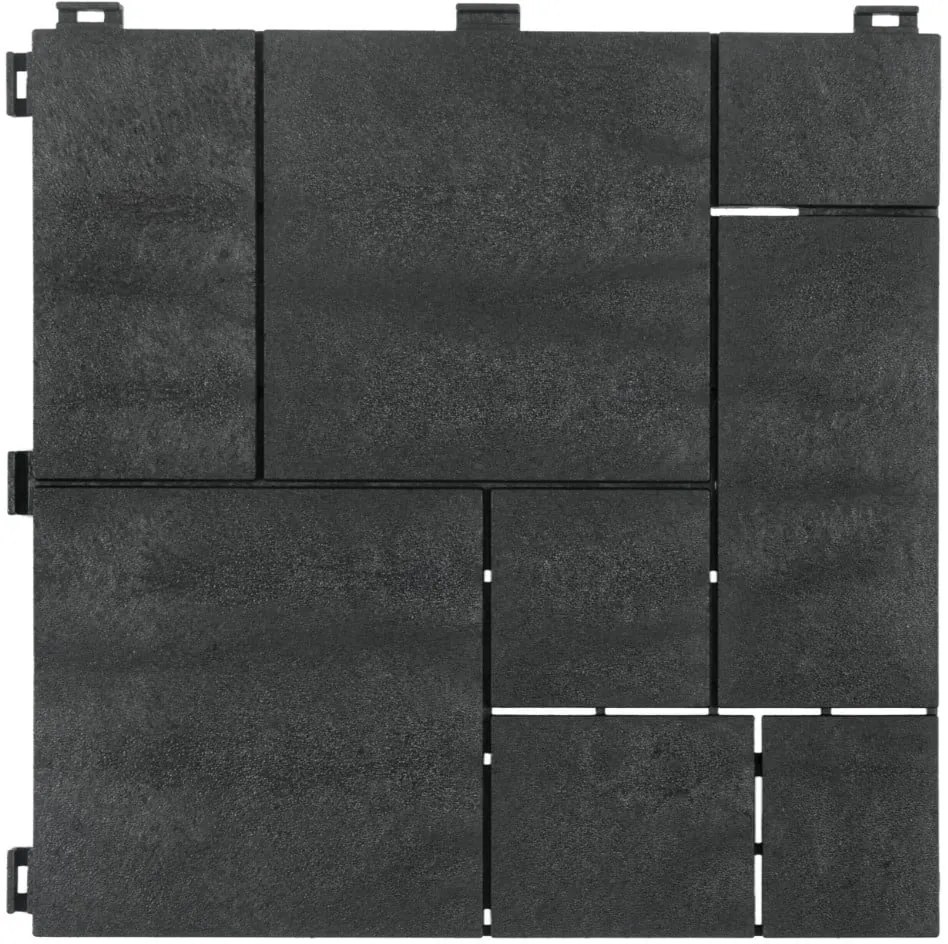 Gumová dlaždica STONE MOSAIC 30 x 30 cm, antracit MHEU5100103
