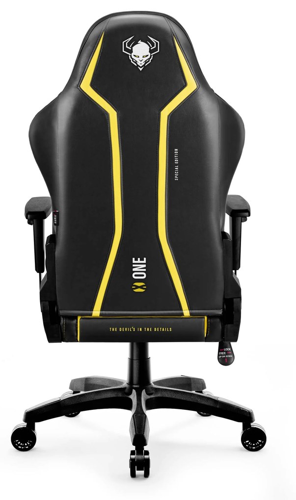 Herné kreslo Diablo X-One 2.0 Normal Size, Electric Yellow/ žlté