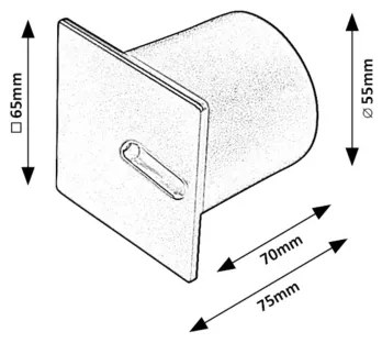Rabalux 71172 - LED Schodiskové svietidlo BOVEN LED/3W/230V biela