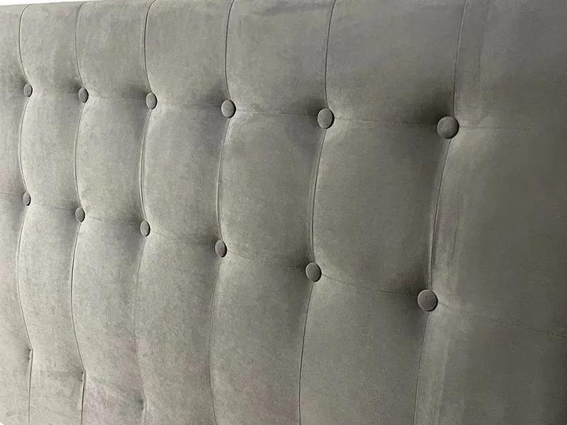 Moderná čalúnená posteľ COUNTRY - Železný rám,140x200