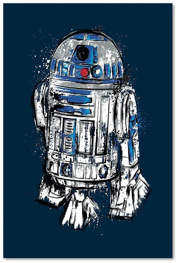 Gario Obraz na plátne Star Wars, android R2D2 - Dr.Monekers Rozmery: 40 x 60 cm