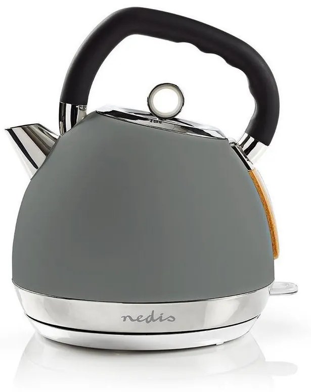 Nedis KAWK520EGY − Rýchlovarná kanvica 1,8 l 1850-2200W/230V šedá NE0105