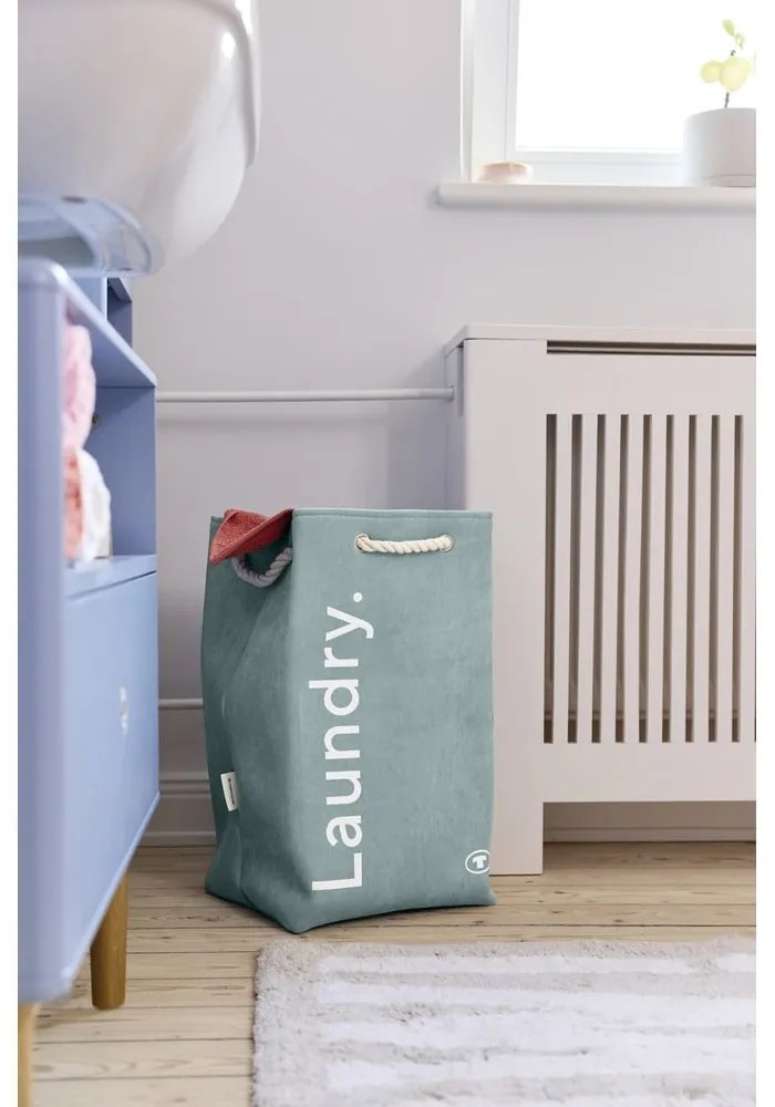 Svetlozelený látkový kôš na bielizeň 35,5 l Tom Tailor – Wenko