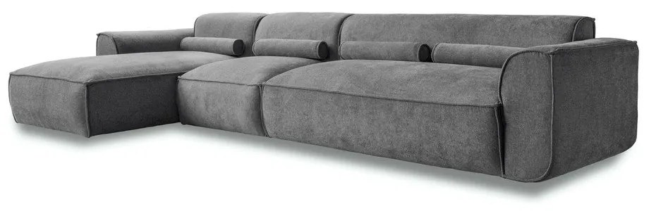 Sivá rohová pohovka (ľavý roh) Flex Felix – Miuform