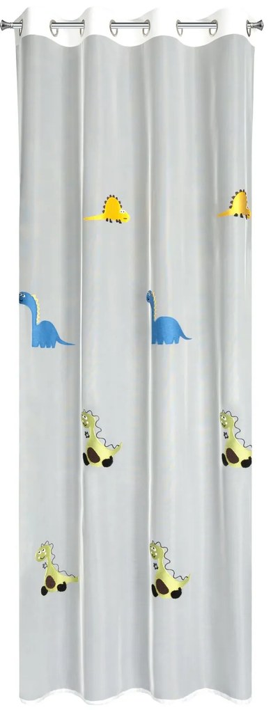 DETSKÁ ZÁCLONA NA KRÚŽKOCH DINO 140X250 CM VIACFAREBNÁ