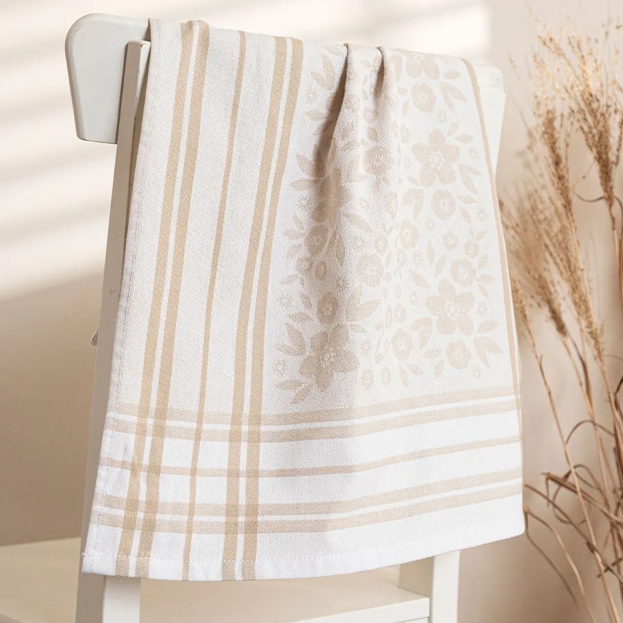 KUCHYNSKÁ UTIERKA FIOLKA 50X70 CM VZOROVANÉ