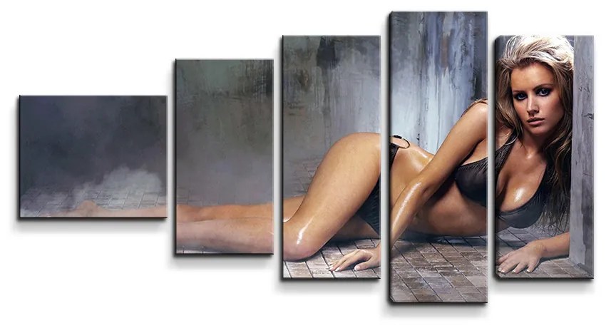 Sablio Obraz - 5-dílný Sexy žena - 100x60 cm