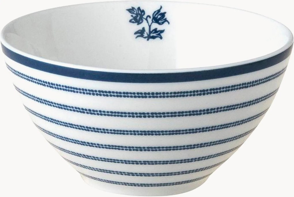 Malé porcelánové misky Candy Stripe, 4 ks