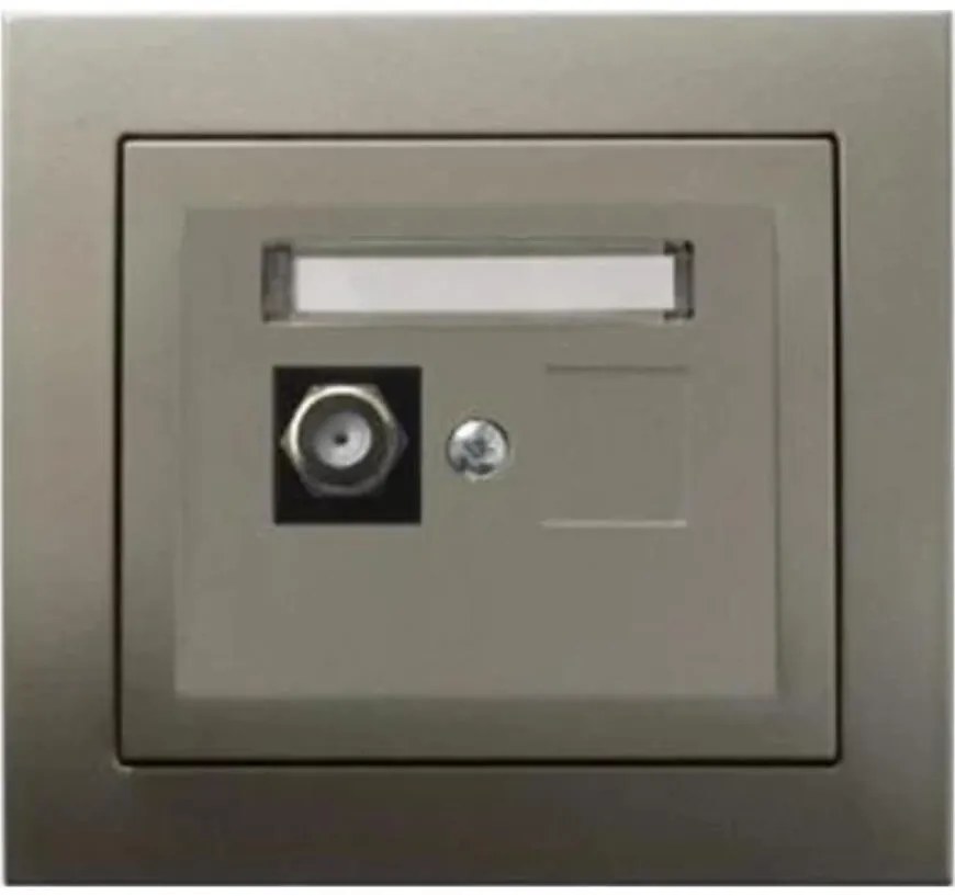 Jednoduchá anténová zásuvka typu F GPA-1WF/45