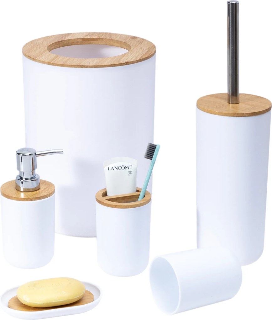 Dekorstudio Kúpeľňový set 6 dielny - biely