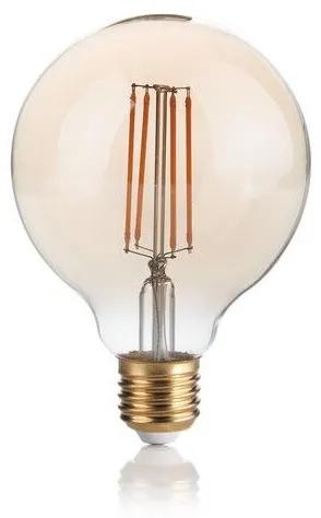 Ideal Lux 151717 Vintage LED žiarovka E27, 4W, 300lm, 2200K, jantárová