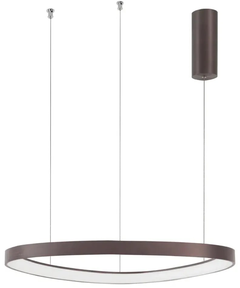 LED luster Esteva 65 hnedá
