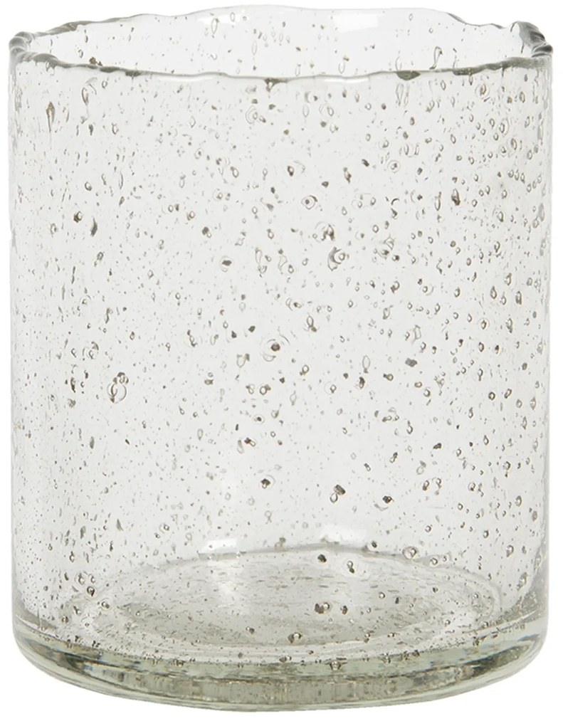 Sklenený svietnik na čajovú sviečku Nolace - Ø 8*10 cm