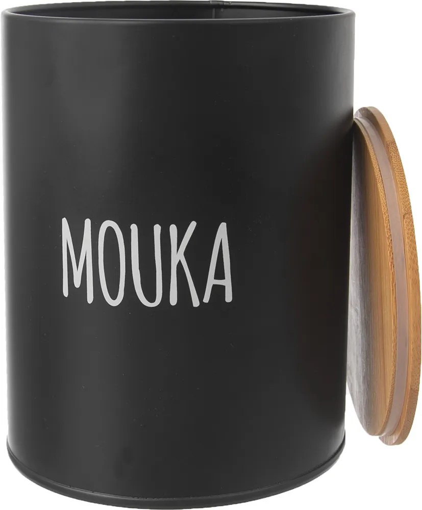 Orion Plechová dóza na múku BLACK