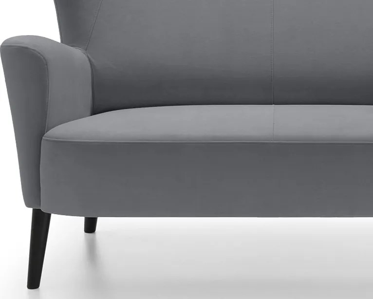 Dvojmiestna pohovka Next, šedá látka