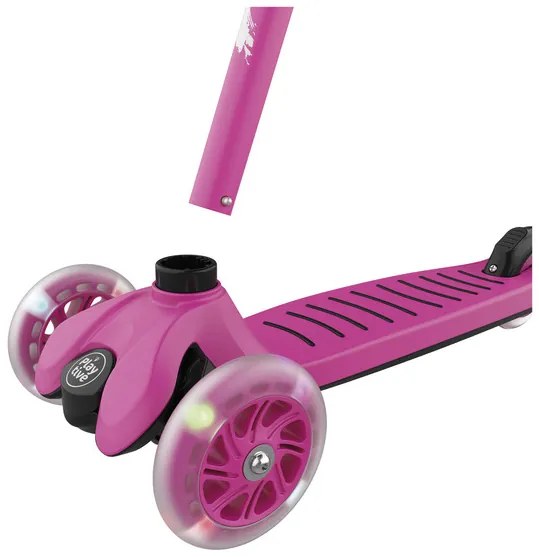 Playtive Detská kolobežka s LED kolieskami (ružová)  (100362858)