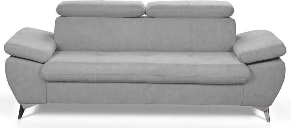 Trojsedák Gisele, svetlo šedá látka