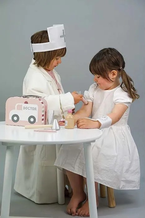 Lekársky kufrík pre deti ružový