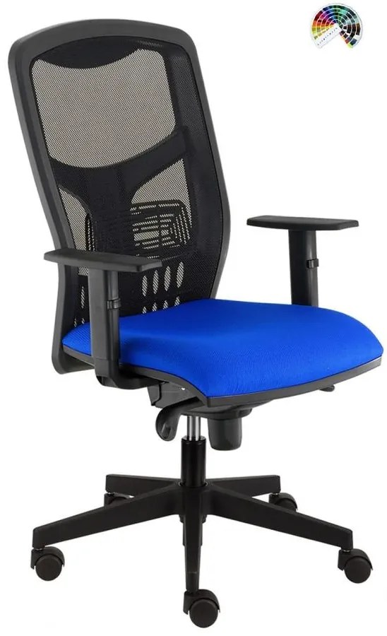 ALBA Kancelárska stolička YORK SIEŤ ŠÉF čalúnenie CURA, LUCKY