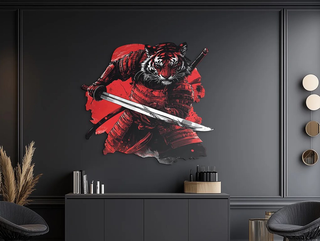 drevko | Obraz na stenu Tiger bojovník 45 x 485 cm