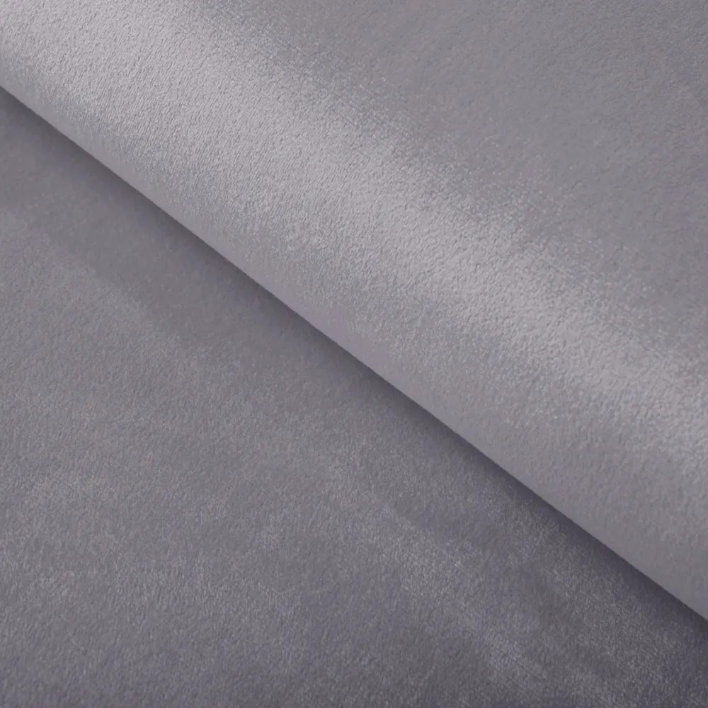 Biante Zamatový oválny obrus Velvet Prémium SVP-013 Sivý 120x140 cm