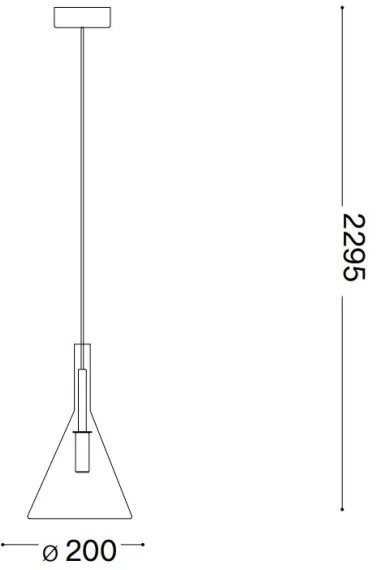 Ideal Lux - LED Luster na lanku EMPIRE 1xG9/3W/230V
