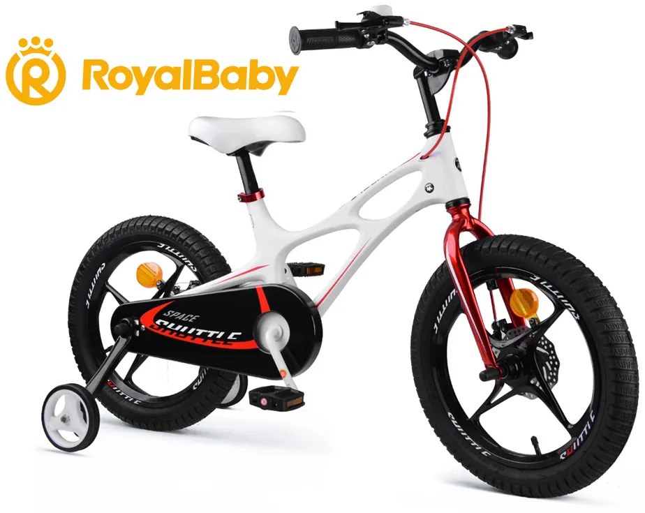 Bicykel RoyalBaby Bike 16 "Space Shuttle Bike RB16-22 - biely