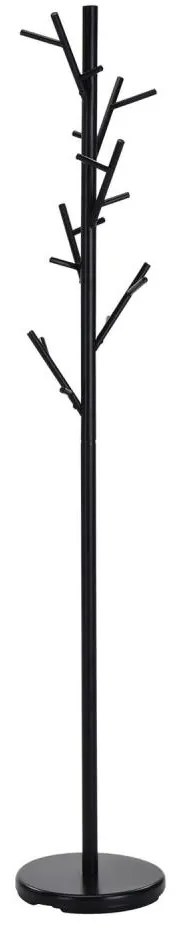Stojanový vešiak 176x30 cm čierna