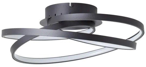 Brilliant - LED Stropné svietidlo LABYRINTH LED/40W/230V pr. 39,5 cm čierna