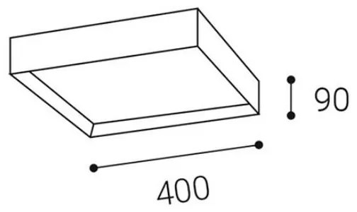 LED2 - LED Stropné svietidlo MILO LED/30W/230V čierna 3000/4000K